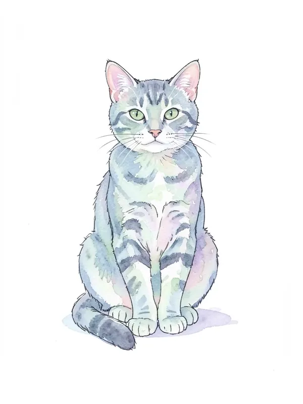 Ejemplo de retrato de mascota creado a partir de una foto de móvil